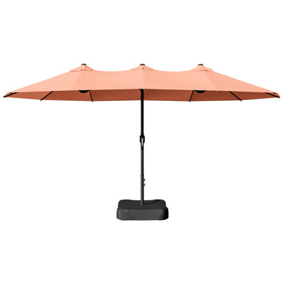 Rectangular Market Umbrella With Base