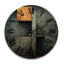 Horloge murale en bois massif-342652793