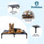 Lit pour chien surélevé de 36 po x 29,75 po PETMA PETER - Bleu-28683149-36203597