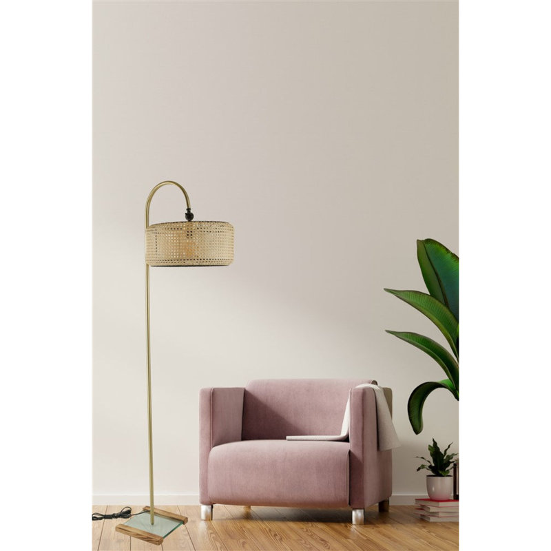 Lockland 165cm Arched Floor Lamp