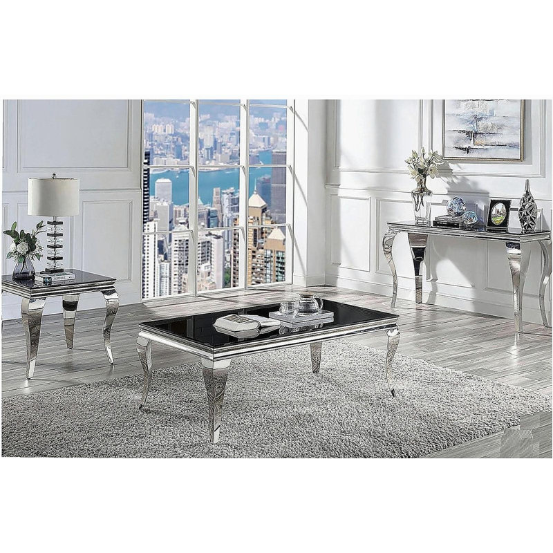 Table de salon contemporaine Glam, Black
