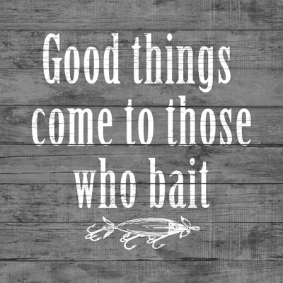 Good Things Come to Those Who Bait - Wrapped Canvas Graphic Art -  Trinx, E5E39A2C941C413A8293ACEC44F2AB26
