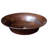 Maestro Copper Circular Vessel Bathroom Sink