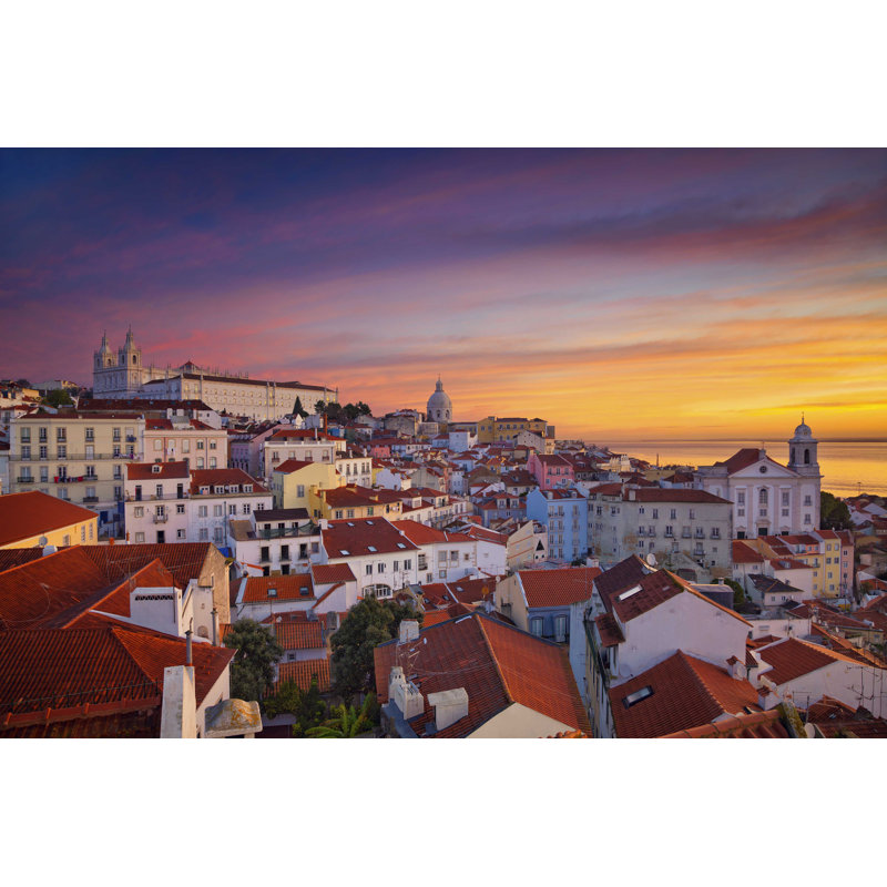 Lisbon - Photographie sur toile tendue, H 20 po x l 30 po