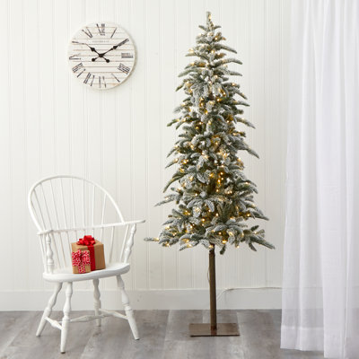 Easy Set-Up Lighted Pine Christmas Tree