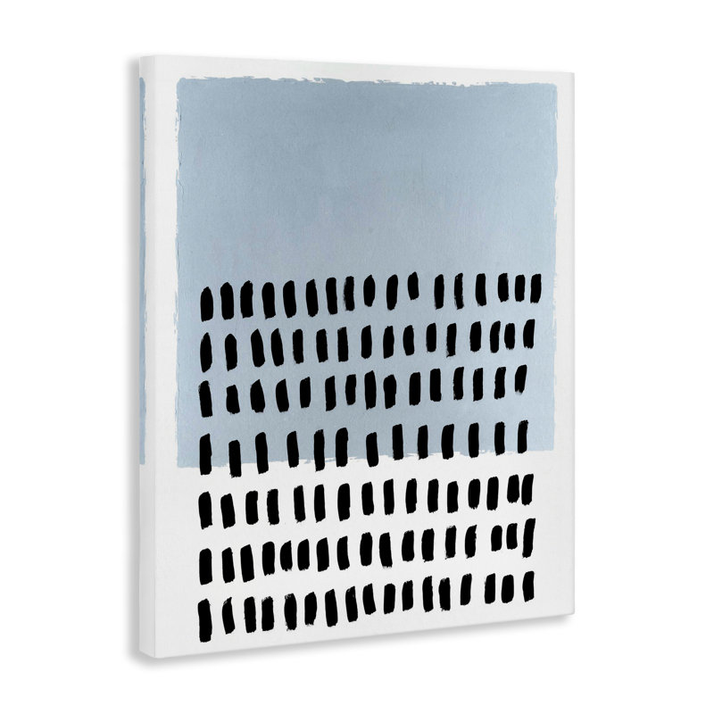  Art mural bleu par Michael Willett, H 20 po x l 16 po