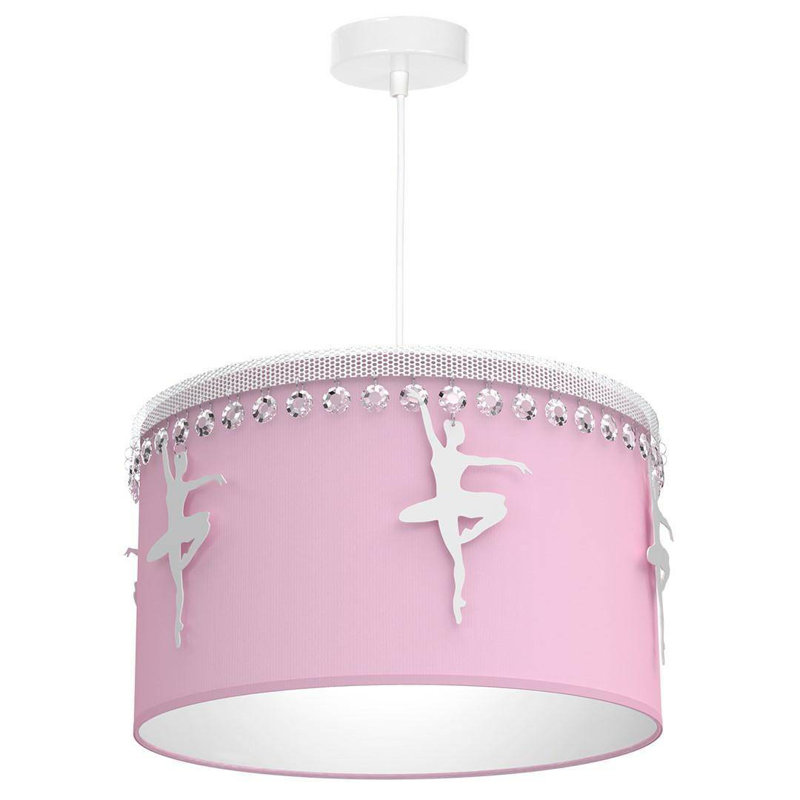 Stali 1 - Light Drum Pendant, Pink
