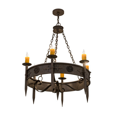 Ranchester 6 - Light Chandelier