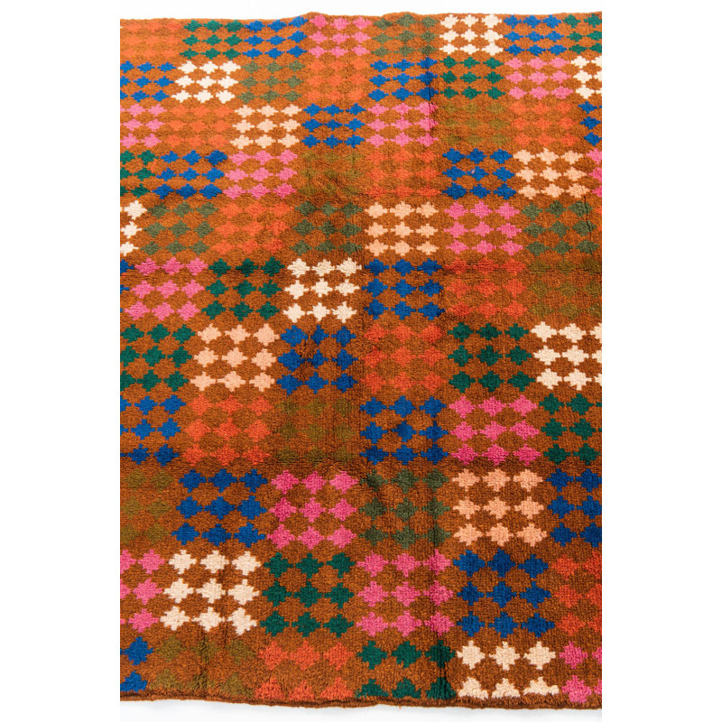 Tapis terre cuite Neela