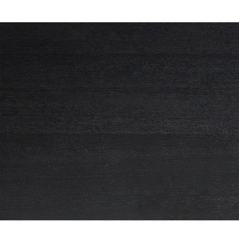 Console 58 pouces en bois noir minimaliste moderne pour vestibule, salon et couloir - décor décoratif polyvalent, Noir