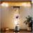 Compact Lighted 4-Shelf Glass Display Cabinet With One Door, For Showcasing Collectibles And Saving Space-62374040