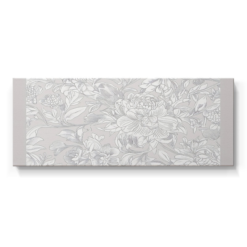 Série abstraite - LXI - Toile tendue avec châssis - Prêt à accrocher, H 12 po x l 30 po