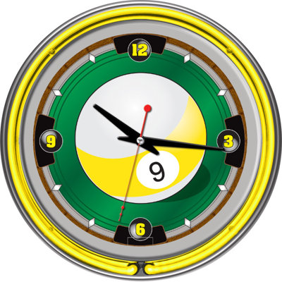 Horloge murale 14 po 9 balles