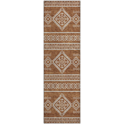 Premium Machine Washable Prisco Paprika Rug