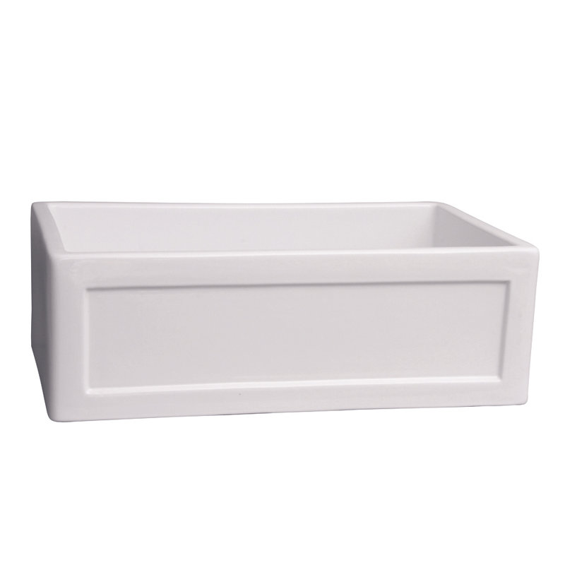 29.75'' L Single Bowl Fireclay Kitchen Sink