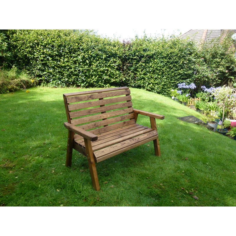 Roda Solid Wood Pine Outdoor Bench