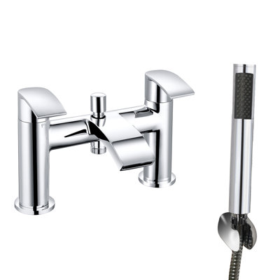 Kuhlman 2 Handle Deck Bath Shower Mixer Bath Filler with Diverter