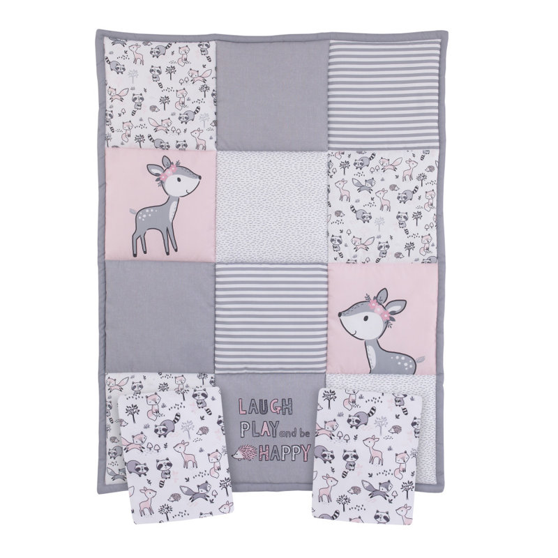 Ensemble de literie pour lit de bébé 3 pièces Nojo Verona Deer