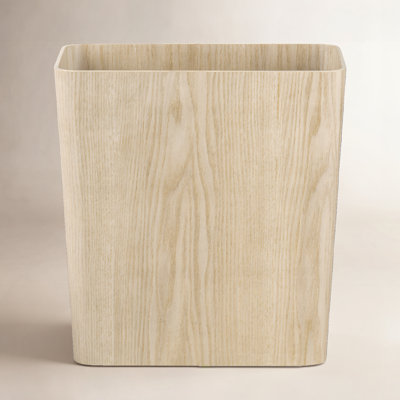 WILO Solid Wood 2.5 Gallon Waste Basket