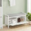 Creline Polyester Upholstered Storage Bench