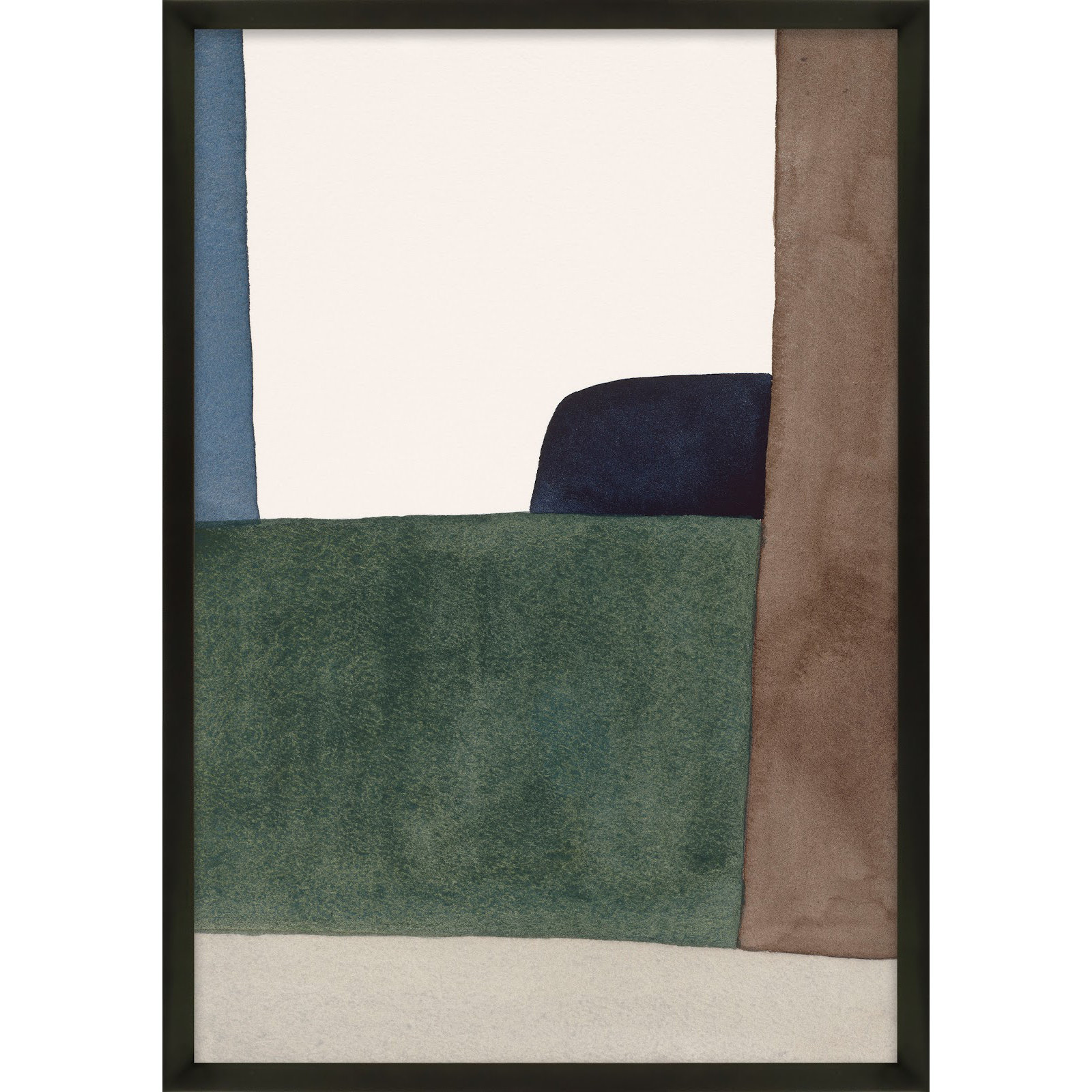Distant Forest by Julia Balfour, 14" W x 20" H, White