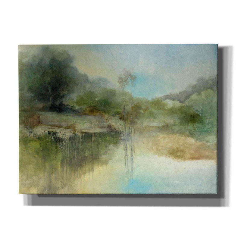 «The Lazy Day» par J Austin Jennings, art mural sur toile, H 12 po x l 16 po x P 0,75 po