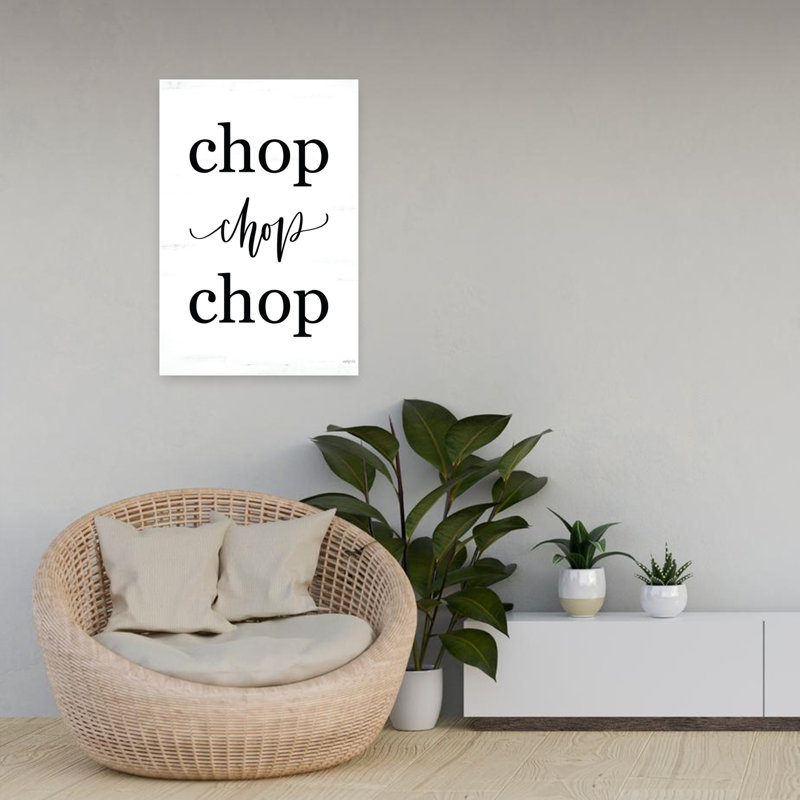Art contemporain Chop Chop Chop, H 24 po x l 16 po
