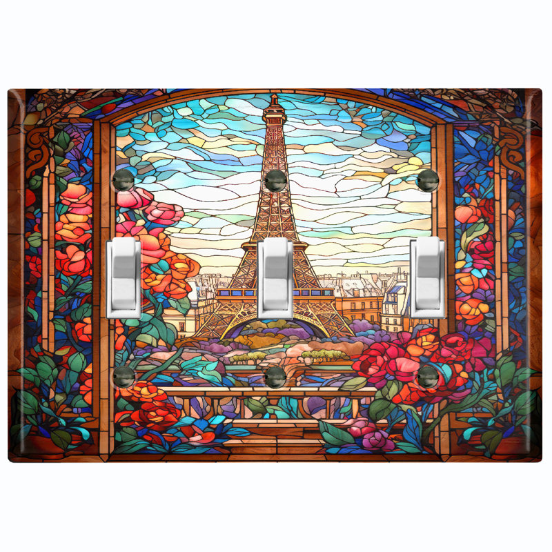 Plaque murale à 3 bandes Paris