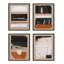 Orange Is The New Black. Set Of 4 Painting by Andrea Stokes-11215987-11215984