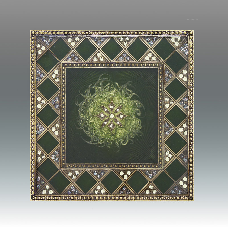Metal Coaster, Green