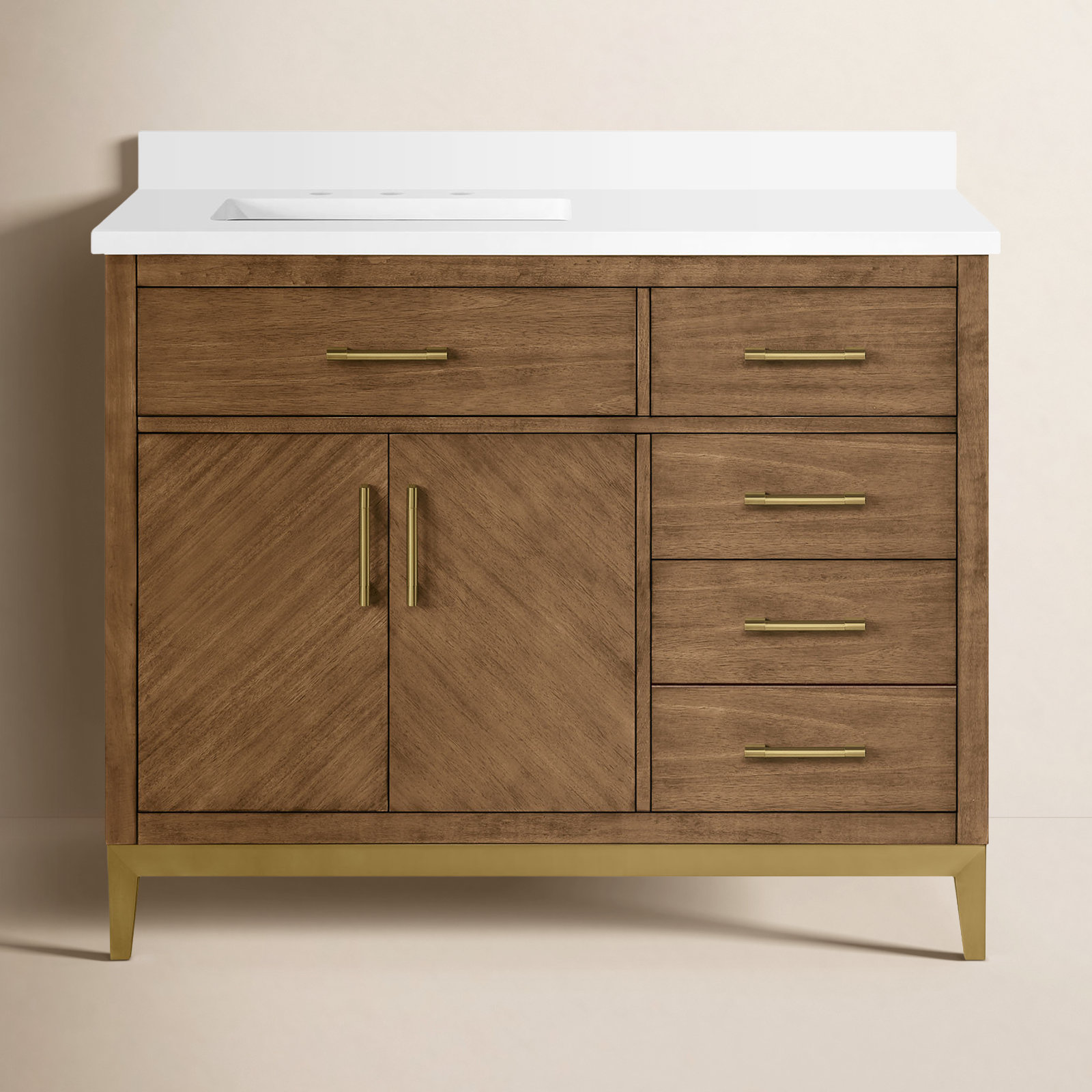 Eris 42 in. Single Sink Bathroom Vanity in Macchiato