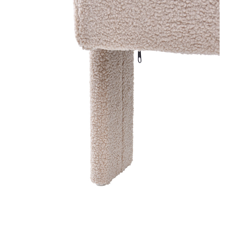 Armchair Aliany Boucle, Beige