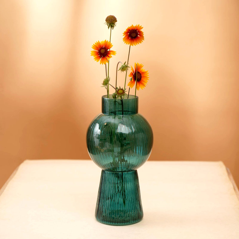 Modern Funnel Flare Small Vase, 10"