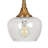 Modern Mini 1-Light Seeded Glass Pendant Light