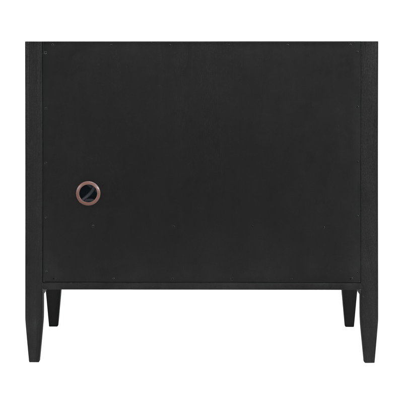 Myrrin 36'' W Single Vanity, Carbon Oak, Tajnar Eclos, 8" Widespread