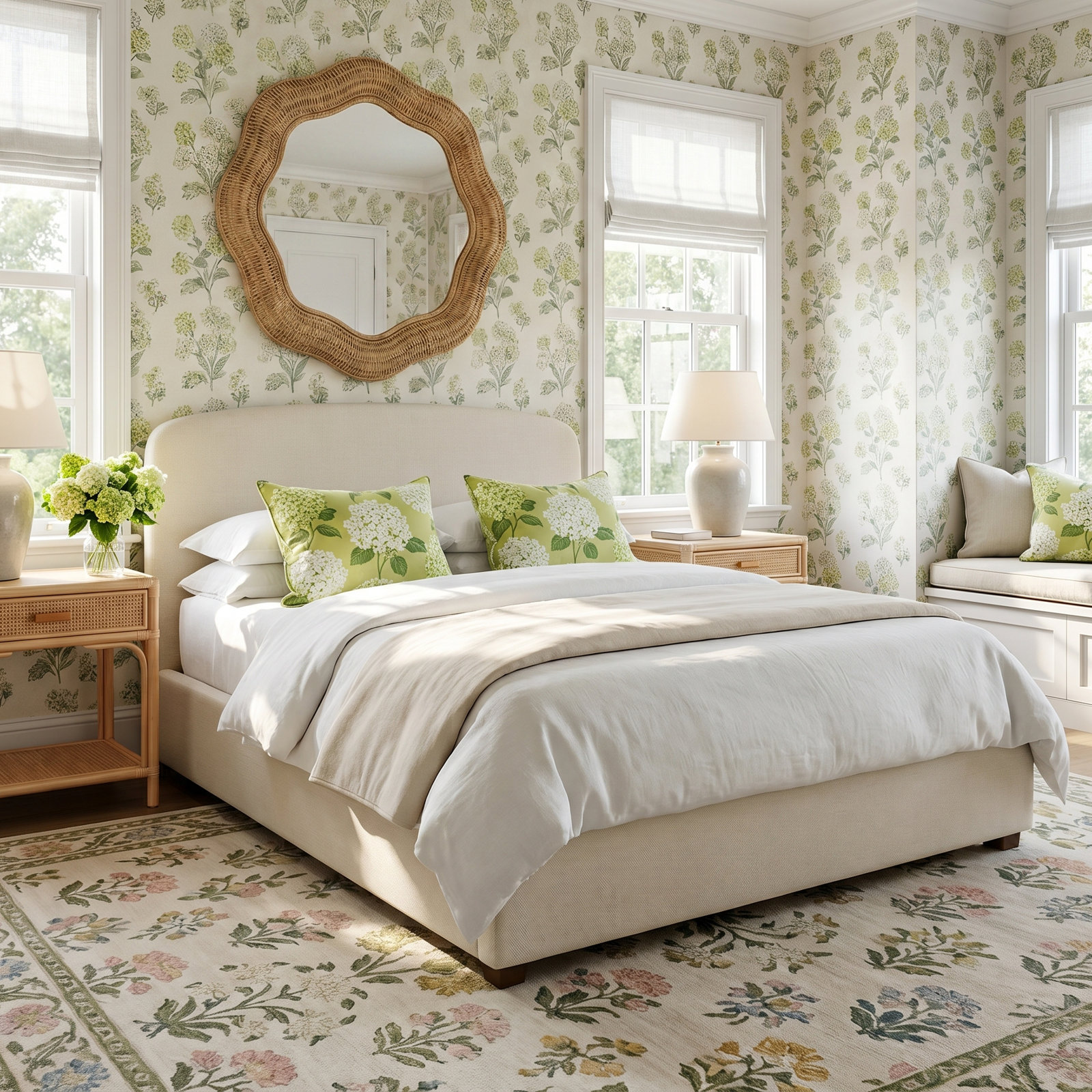 Windcrest Storage Platform Bed, King, Tan