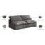 Causeuse modulaire en velours Atis-1622273967
