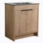Meuble-lavabo sur pied simple 30 po avec plateau en céramique Latéralrius