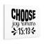 Choose Joy Romans 15:13 - Wrapped Canvas Print-1518329318