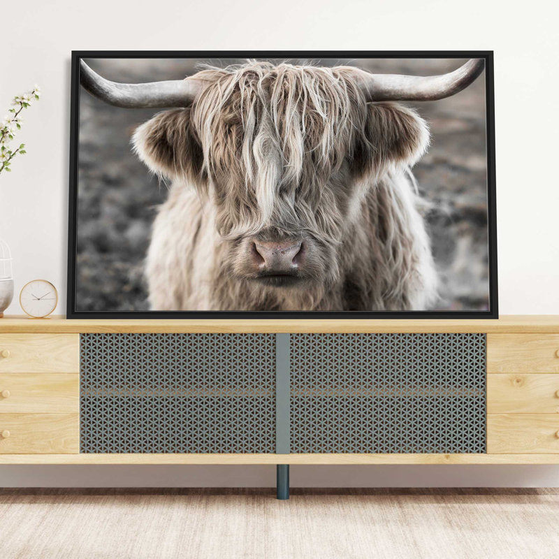 Highland Skye - Photographie à cadre flottant sur toile, L 33,5 po x H 21,5 po