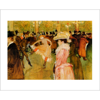 " At The Moulin Rouge, The Dance (Dressage Des Nouvelles) " by Henri De Toulouse-Lautrec