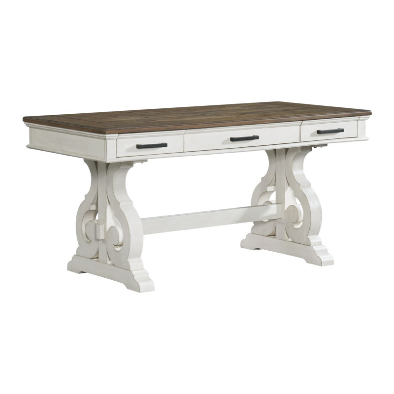 Isamu Solid Wood Writing Desk