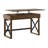 Adjustable Solid Wood Top Computer Desk with Power Outlet-578644365