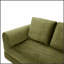 Canapé-lit pliant convertible 2-en-1, canapé-lit en velours côtelé moderne avec 2 coussins, causeuse futon rembourrée et désossée avec lit escamotable, canapé modulaire pliant pour le salon-770008376