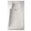 Baignoire encastrée en acrylique 72 po x 36 po Designer-9229165-88770366