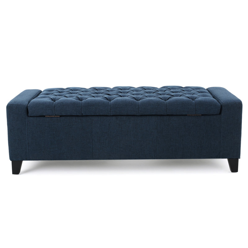 Blue For Storing Items Easily - 20.50"D X 51.00"W 16.57"H, Fits Remotes, Controllers, Board Games Storage In Shade Cover Ideal Remotes