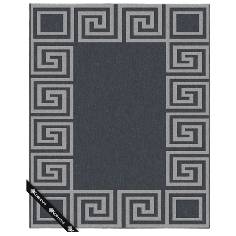 Tapis 63 po x 84 po Meander, Rectangle 8 pi x 10 pi