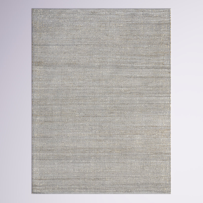 Tapis tissé à la main en mélange de jute, Tapis de couloir 2 pi 6 po x 10 pi