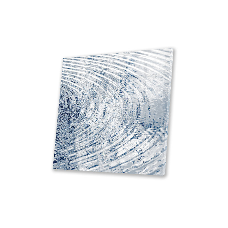 «Ripples Indigo II» par Maggie Olsen - impression non encadrée, H 24 po x l 24 po x P 0,25 po