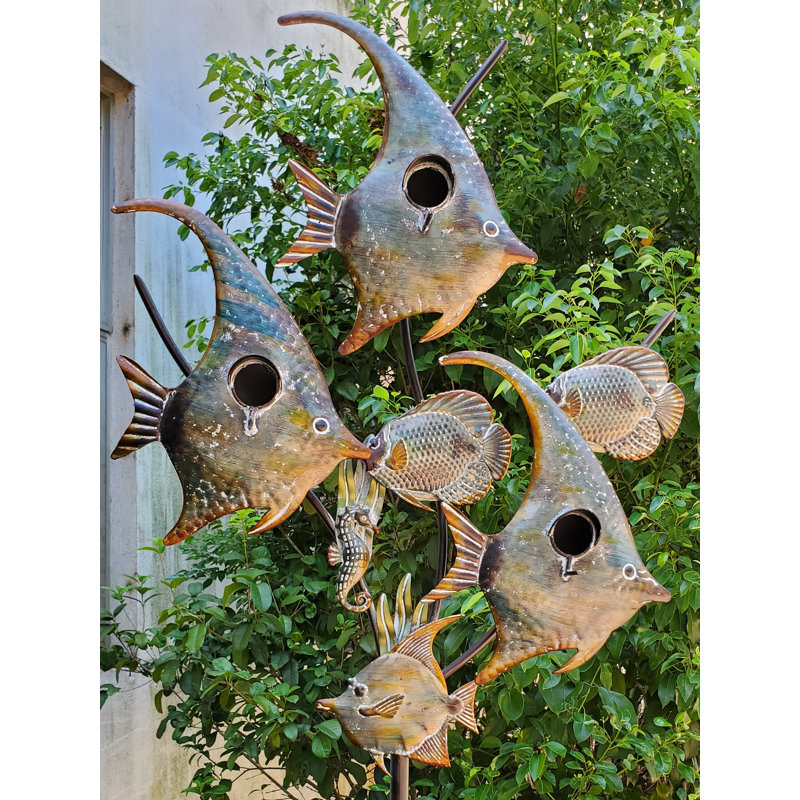 Guglielmo 86.75'' H x 26'' W x 9'' D Birdhouse